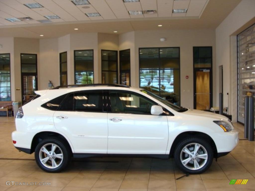 2008 RX 400h AWD Hybrid - Crystal White / Ivory photo #1