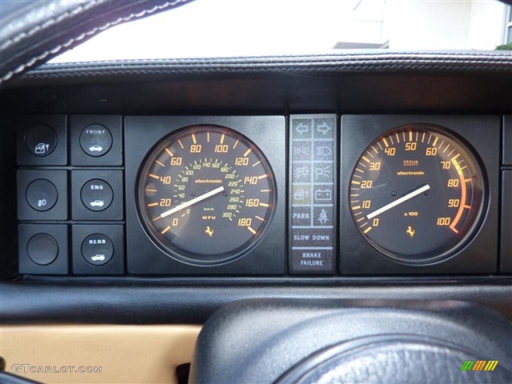 1986 Ferrari Mondial Cabriolet Gauges Photo #35355229