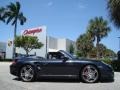 2008 Atlas Grey Metallic Porsche 911 Turbo Cabriolet  photo #2