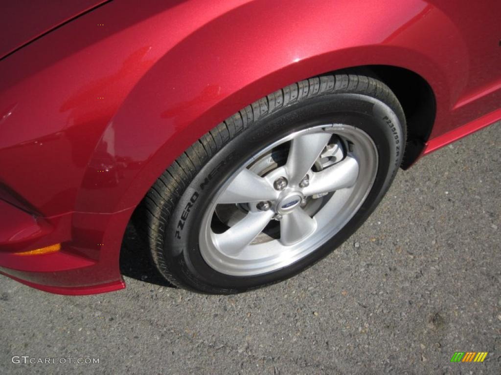 2007 Mustang GT Premium Convertible - Redfire Metallic / Dark Charcoal photo #9