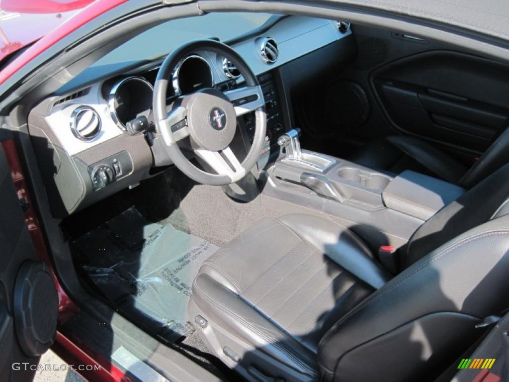 2007 Mustang GT Premium Convertible - Redfire Metallic / Dark Charcoal photo #13