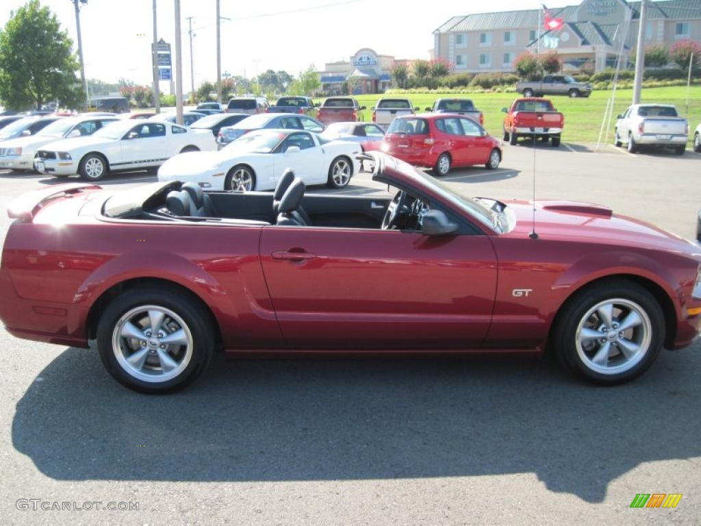 2007 Mustang GT Premium Convertible - Redfire Metallic / Dark Charcoal photo #20