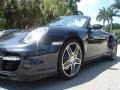 2008 Atlas Grey Metallic Porsche 911 Turbo Cabriolet  photo #7