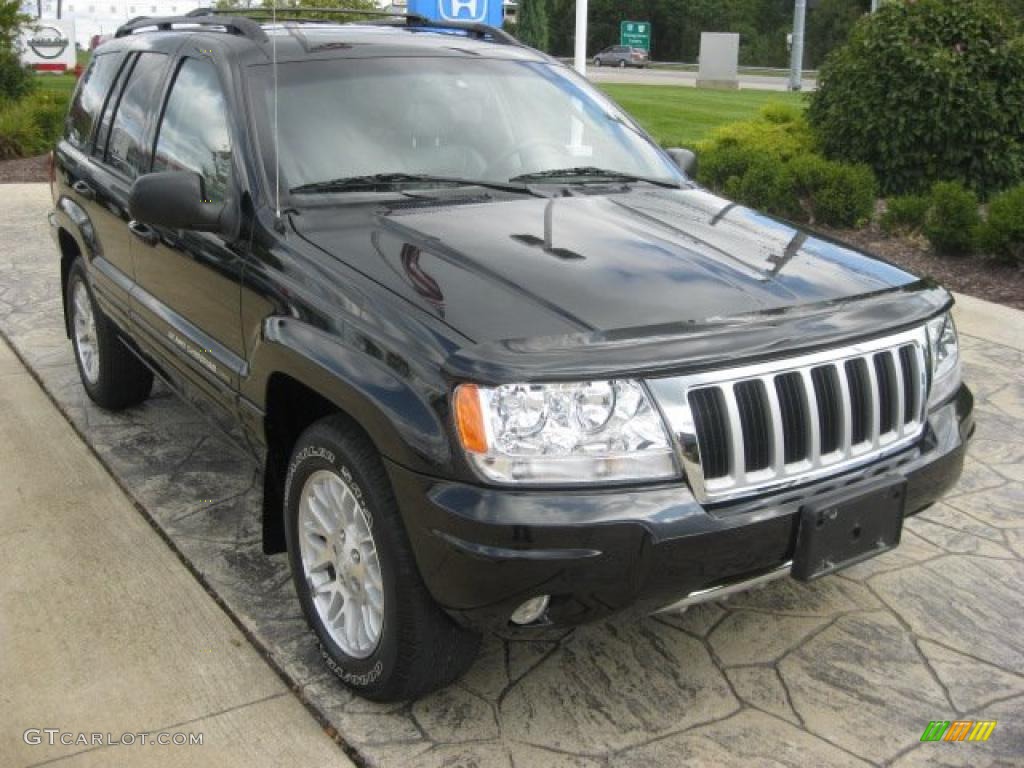 2004 Grand Cherokee Limited 4x4 - Brillant Black Crystal Pearl / Taupe photo #1
