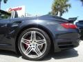 2008 Atlas Grey Metallic Porsche 911 Turbo Cabriolet  photo #11