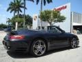 2008 Atlas Grey Metallic Porsche 911 Turbo Cabriolet  photo #12