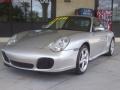 Arctic Silver Metallic 2002 Porsche 911 Carrera 4S Coupe