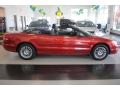 2004 Inferno Red Pearl Chrysler Sebring Touring Convertible  photo #8