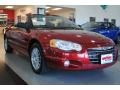 2004 Inferno Red Pearl Chrysler Sebring Touring Convertible  photo #9