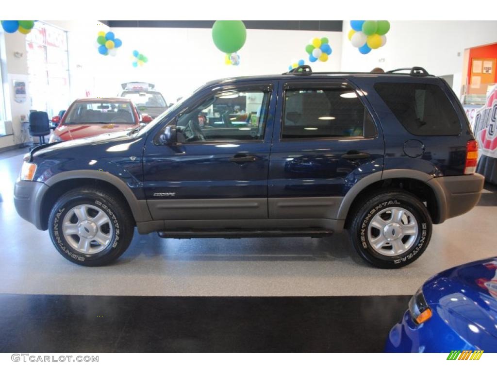 2002 Escape XLT V6 - True Blue Metallic / Medium Graphite photo #3