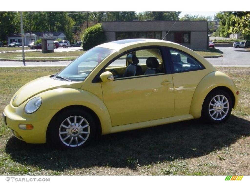 2004 New Beetle GLS Coupe - Sunflower Yellow / Black photo #1