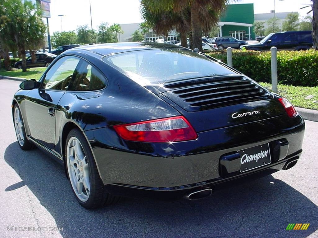 2005 911 Carrera Coupe - Black / Sand Beige photo #5