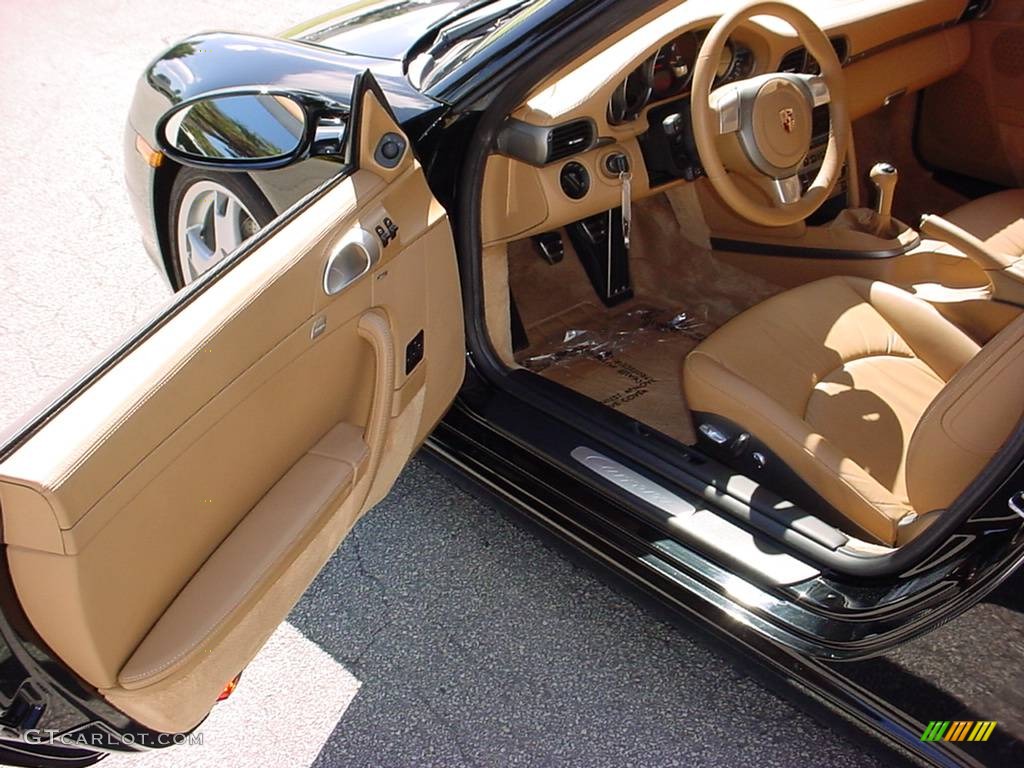 2005 911 Carrera Coupe - Black / Sand Beige photo #9