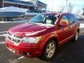 2009 Inferno Red Crystal Pearl Dodge Journey SXT AWD  photo #1