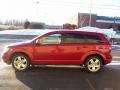 2009 Inferno Red Crystal Pearl Dodge Journey SXT AWD  photo #2