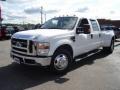 Oxford White 2008 Ford F350 Super Duty XLT Crew Cab Dually