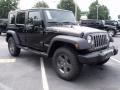 2010 Black Jeep Wrangler Unlimited Mountain Edition 4x4  photo #4
