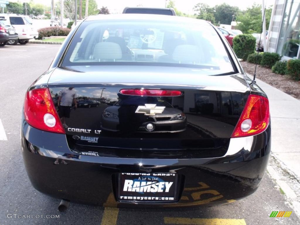 2007 Cobalt LT Sedan - Black / Gray photo #5