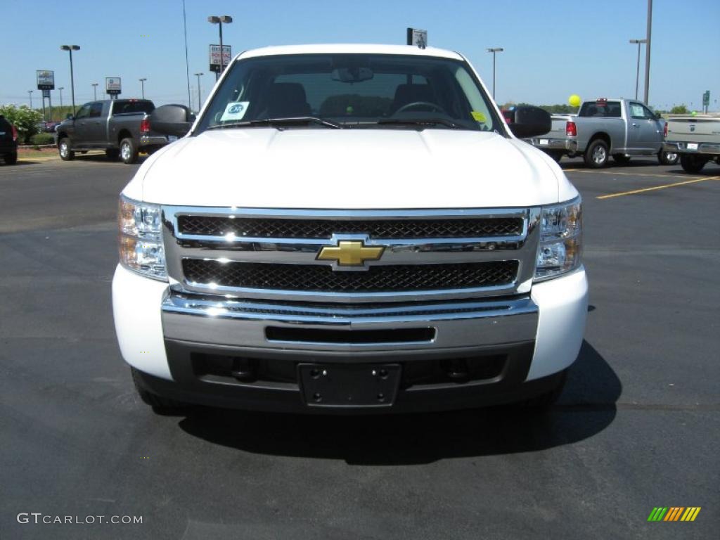 2010 Silverado 1500 LT Crew Cab 4x4 - Summit White / Ebony photo #2