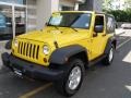 2009 Detonator Yellow Jeep Wrangler X 4x4  photo #1