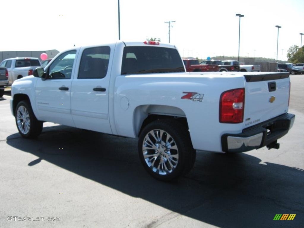 2010 Silverado 1500 LT Crew Cab 4x4 - Summit White / Ebony photo #7