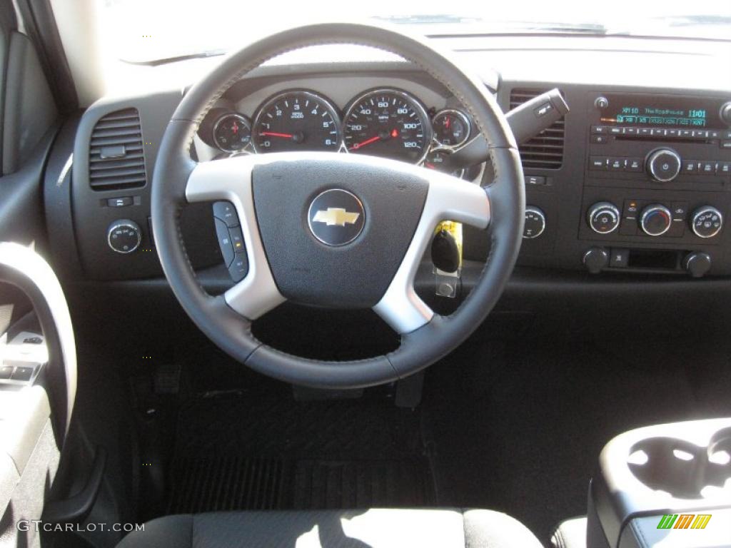 2010 Silverado 1500 LT Crew Cab 4x4 - Summit White / Ebony photo #9