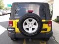2009 Detonator Yellow Jeep Wrangler X 4x4  photo #7