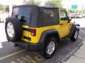 2009 Detonator Yellow Jeep Wrangler X 4x4  photo #8