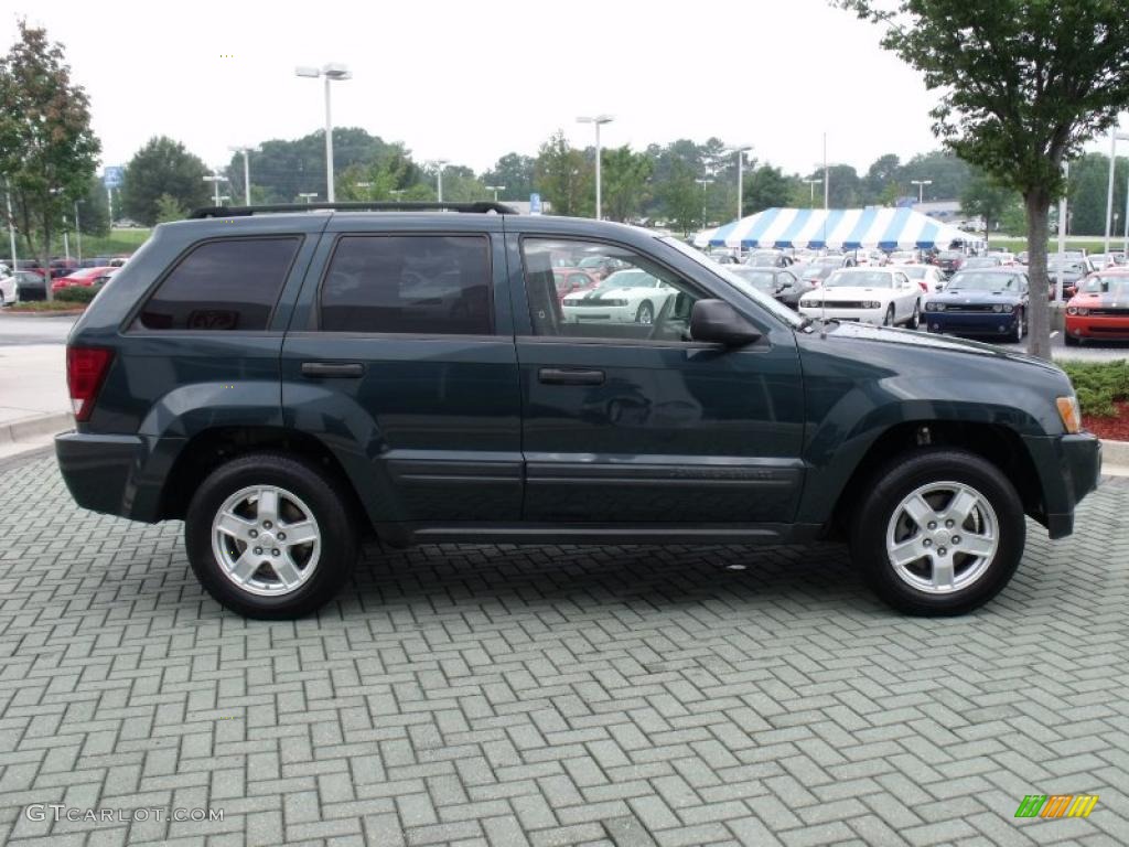 2006 Grand Cherokee Laredo - Deep Beryl Green Pearl / Medium Slate Gray photo #6