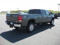 2011 Gray Green Metallic GMC Sierra 3500HD SLT Crew Cab 4x4  photo #5