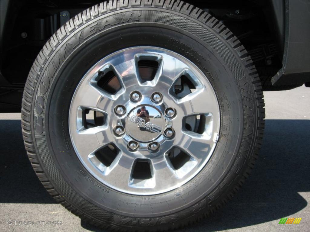 2011 Sierra 3500HD SLT Crew Cab 4x4 - Gray Green Metallic / Dark Titanium/Light Titanium photo #16