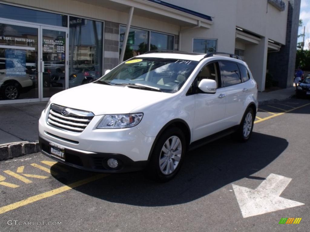 2008 Tribeca Limited 7 Passenger - Satin White Pearl / Desert Beige photo #2