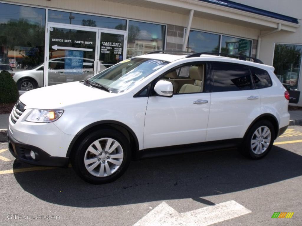 2008 Tribeca Limited 7 Passenger - Satin White Pearl / Desert Beige photo #3