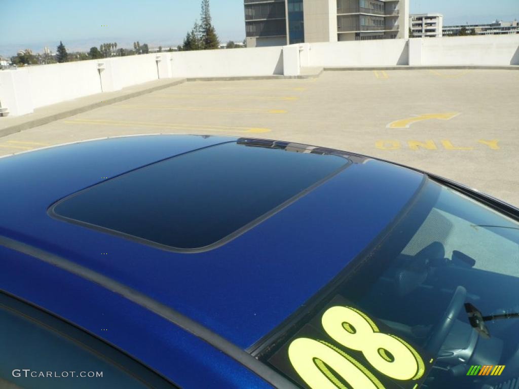 2008 Civic Si Sedan - Fiji Blue Pearl / Black photo #9