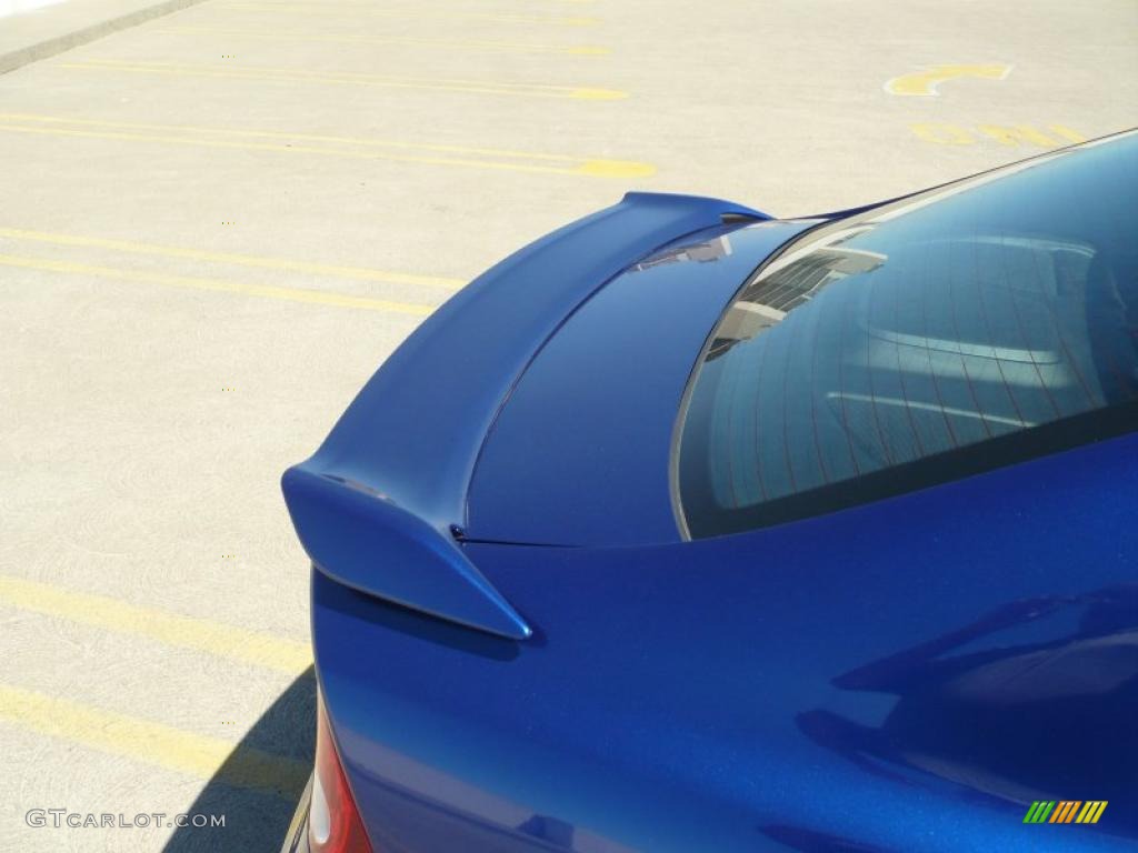 2008 Civic Si Sedan - Fiji Blue Pearl / Black photo #10