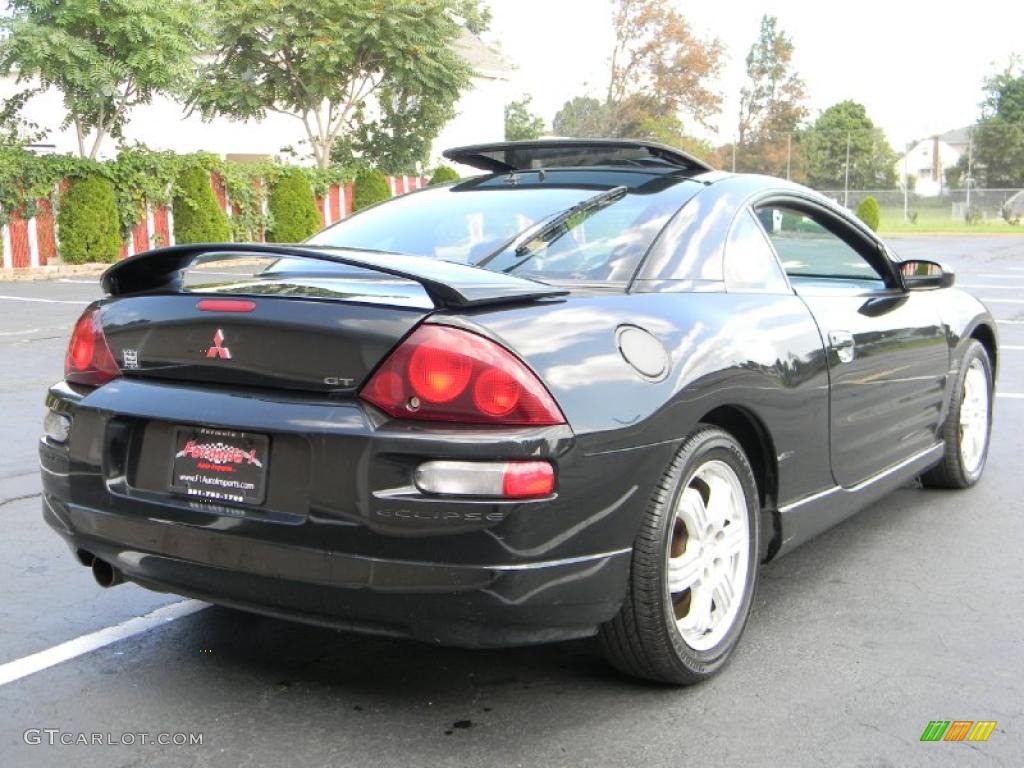 2001 Eclipse GT Coupe - Kalapana Black / Black photo #3