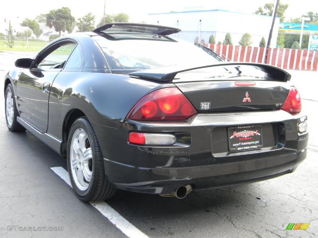 2001 Eclipse GT Coupe - Kalapana Black / Black photo #4