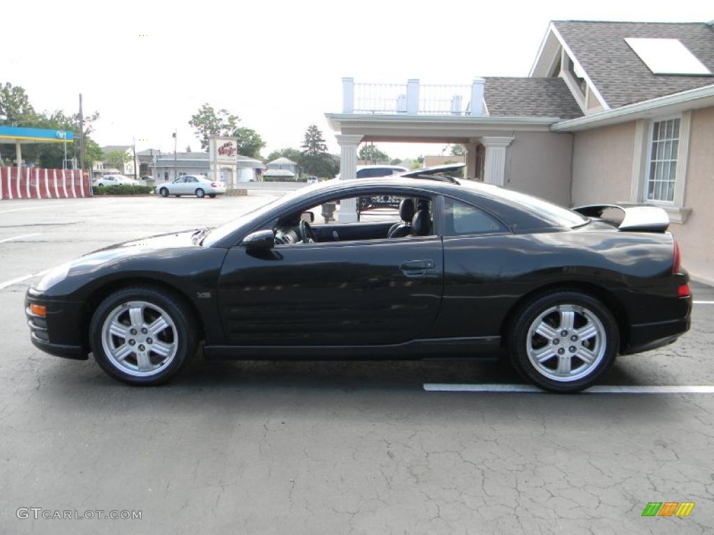 2001 Eclipse GT Coupe - Kalapana Black / Black photo #7