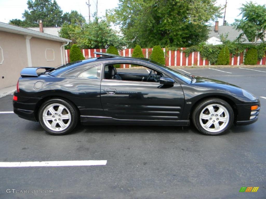 2001 Eclipse GT Coupe - Kalapana Black / Black photo #8