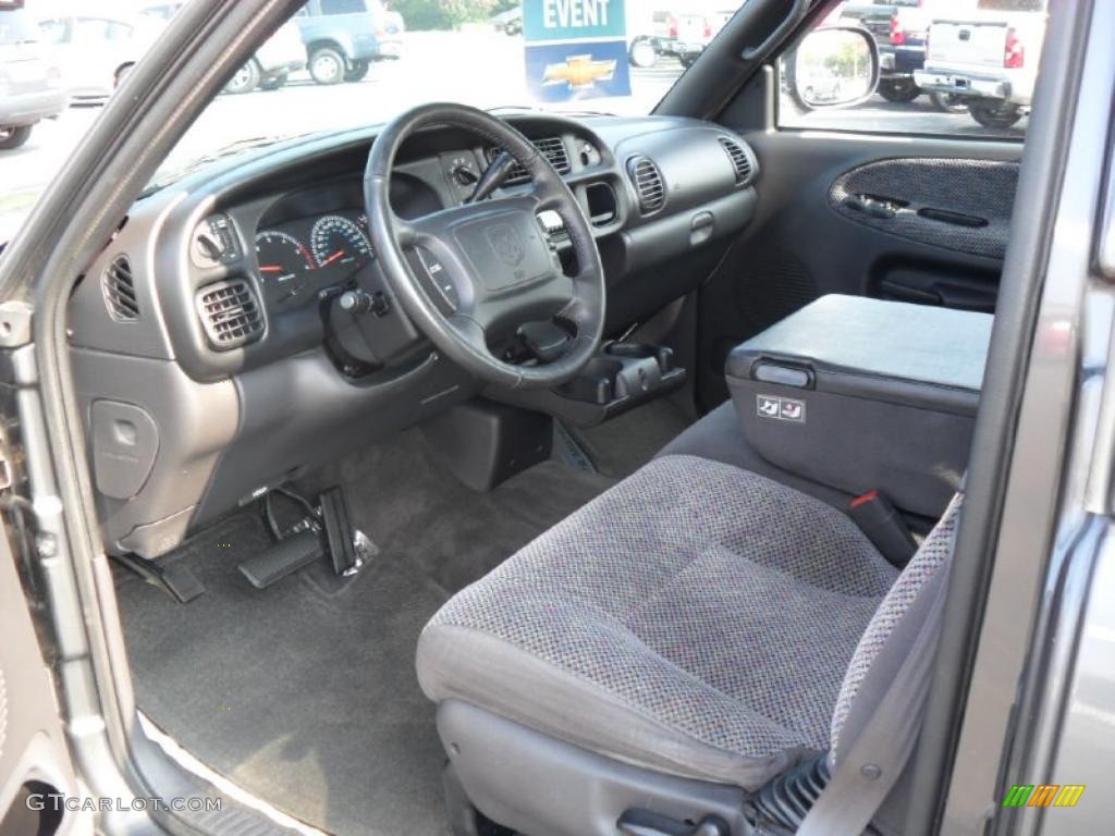 2001 Ram 1500 SLT Club Cab - Graphite Gray Metallic / Agate photo #21