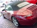 2008 Ruby Red Metallic Porsche 911 Carrera S Cabriolet  photo #3