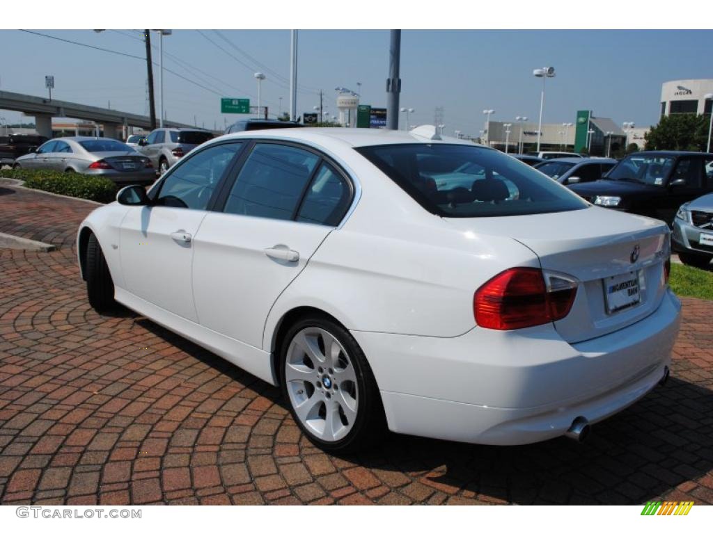 2008 3 Series 335i Sedan - Alpine White / Black photo #3