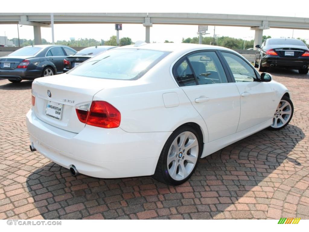 2008 3 Series 335i Sedan - Alpine White / Black photo #5