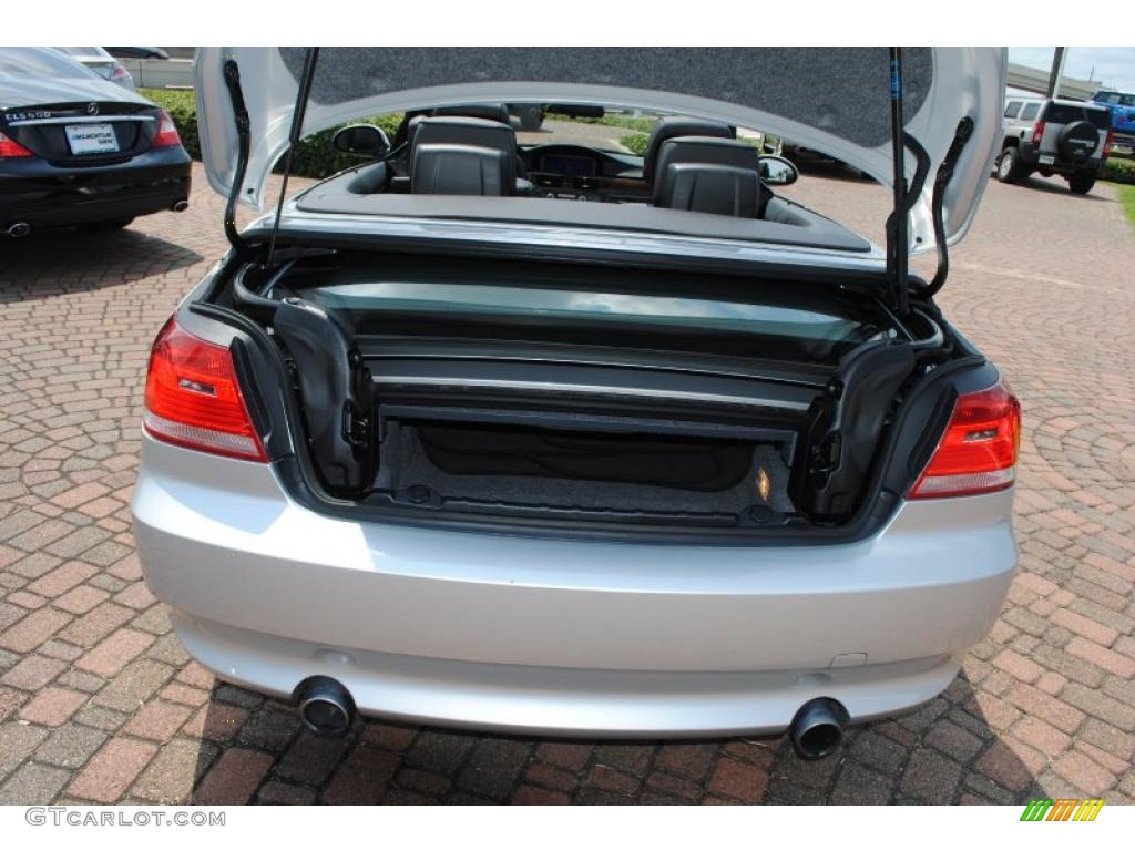 2009 3 Series 335i Convertible - Titanium Silver Metallic / Black photo #11
