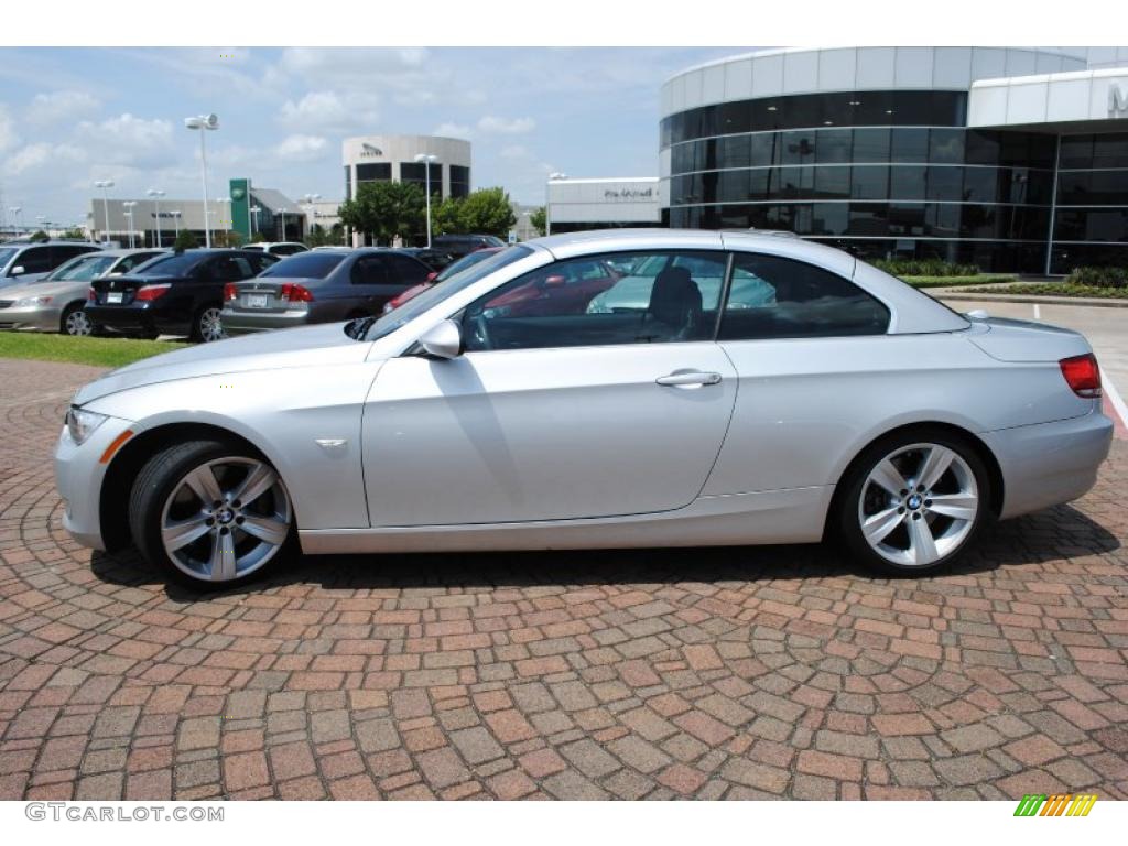 2009 3 Series 335i Convertible - Titanium Silver Metallic / Black photo #17