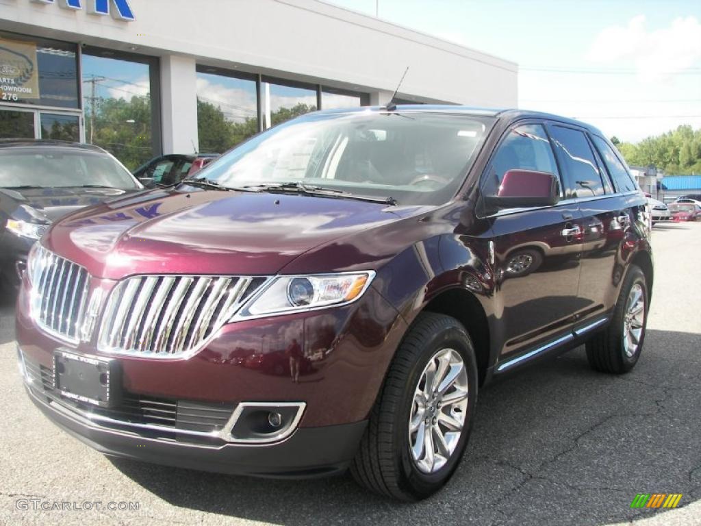 2011 MKX AWD - Bordeaux Reserve Red Metallic / Charcoal Black photo #1