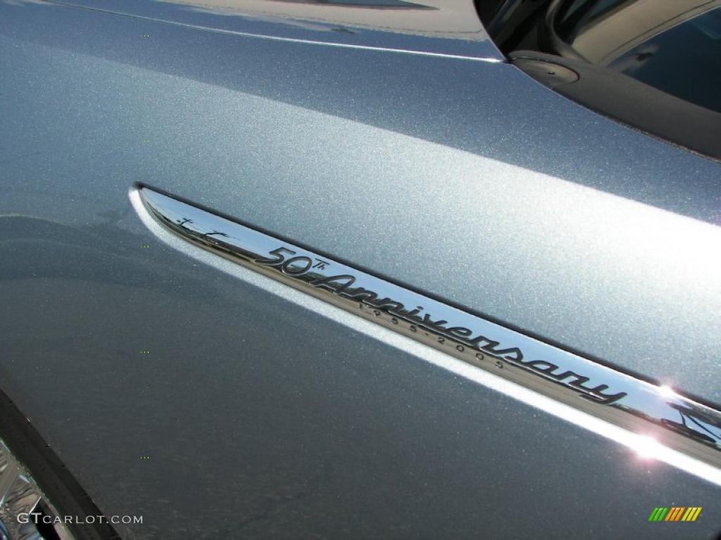 2005 Thunderbird Premium Roadster - Medium Steel Blue Metallic / Black Ink photo #3