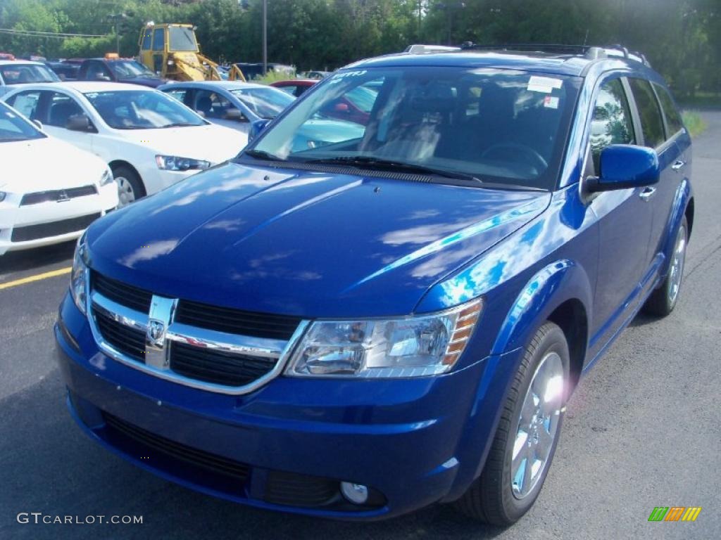 2010 Journey R/T AWD - Deep Water Blue Pearl Coat / Dark Slate Gray photo #1