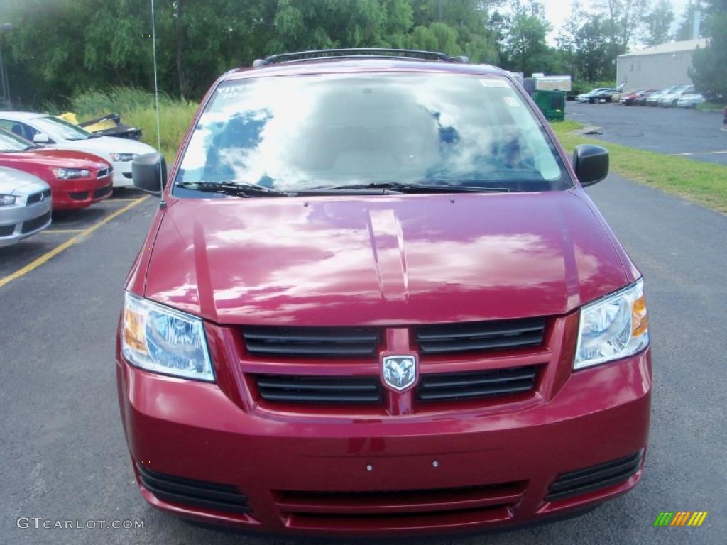 2010 Grand Caravan SE Hero - Deep Cherry Red Crystal Pearl / Dark Slate Gray/Light Shale photo #11