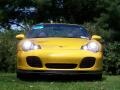 2004 Speed Yellow Porsche 911 Turbo Cabriolet  photo #2